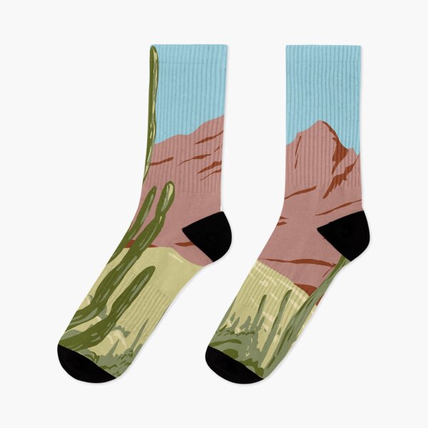 Item preview, Organ Pipe Cactus National Monument Arizona Vintage designed and sold by KrisSidDesigns.