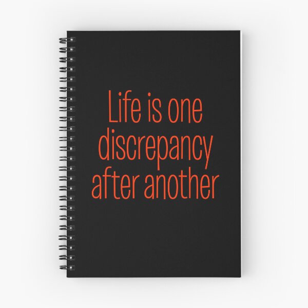 Item preview, Life is one discrepancy after another. v.8 designed and sold by x1brett.