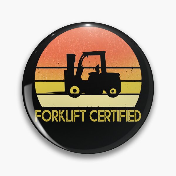 Item preview, Retro Forklift Certified Forklift Operator Lift Truck Driver designed and sold by kotsdesign.