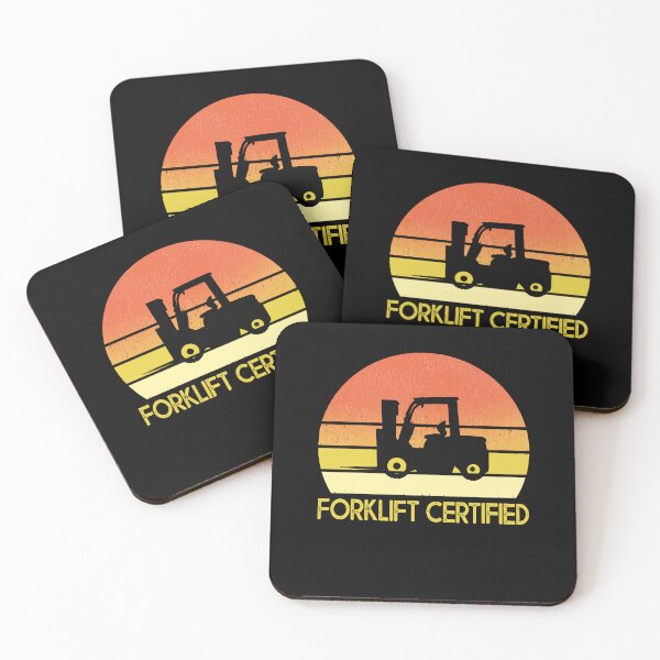 Item preview, Retro Forklift Certified Forklift Operator Lift Truck Driver designed and sold by kotsdesign.