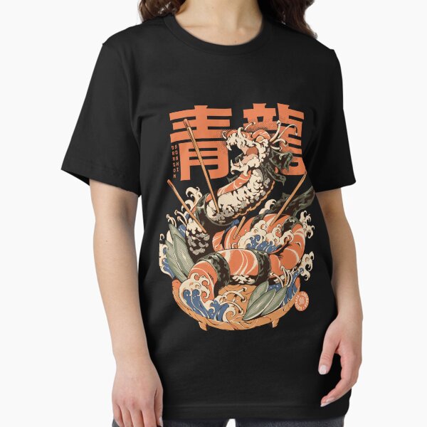Item preview, Dragon Sushi - Black designed and sold by Ilustrata®.