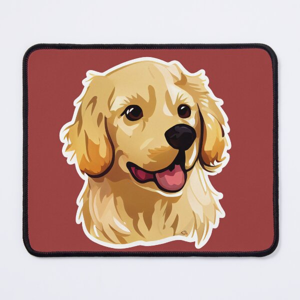 Item preview, Golden Retriever Dog Sticker - Digital Art Design Sticker designed and sold by ARTfclDesign.