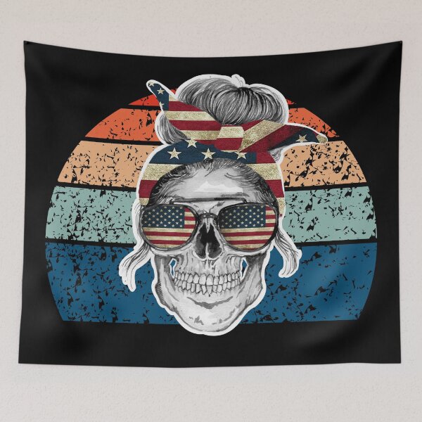 Item preview, Vintage American Skull designed and sold by ArtOfStars.