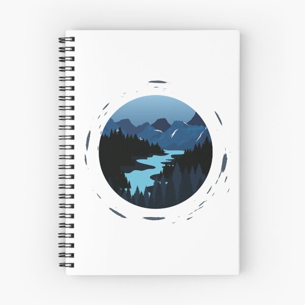 Item preview, River Winding Through Mountains and Trees designed and sold by CreativNode.
