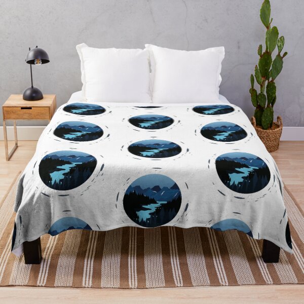 Item preview, River Winding Through Mountains and Trees designed and sold by CreativNode.