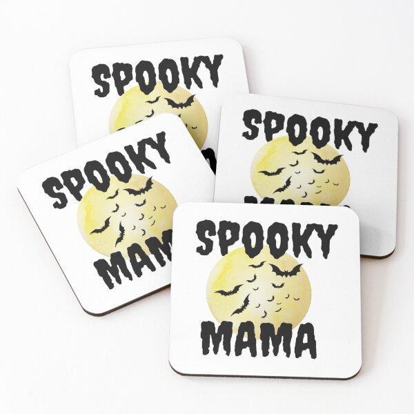 Item preview, Spooky Mama Mom Full Moon Bats Halloween T-Shirt designed and sold by Pogogogo.