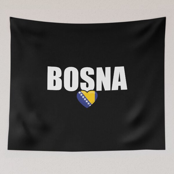 Artikelvorschau, Bosna Bosnien Bosnische Flagge Bosnier entworfen und verkauft von max-it-out.