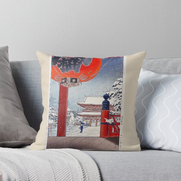 Item preview, A Winter Day at The Temple Asakusa by Tsuchiya Koitsu designed and sold by TeeARTHY.