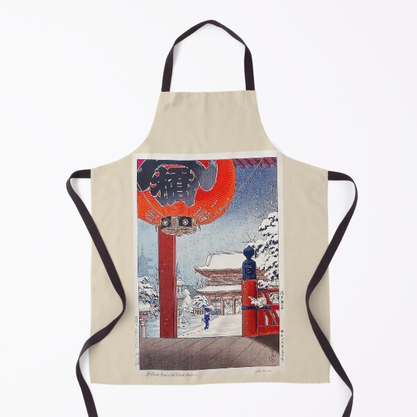 Item preview, A Winter Day at The Temple Asakusa by Tsuchiya Koitsu designed and sold by TeeARTHY.