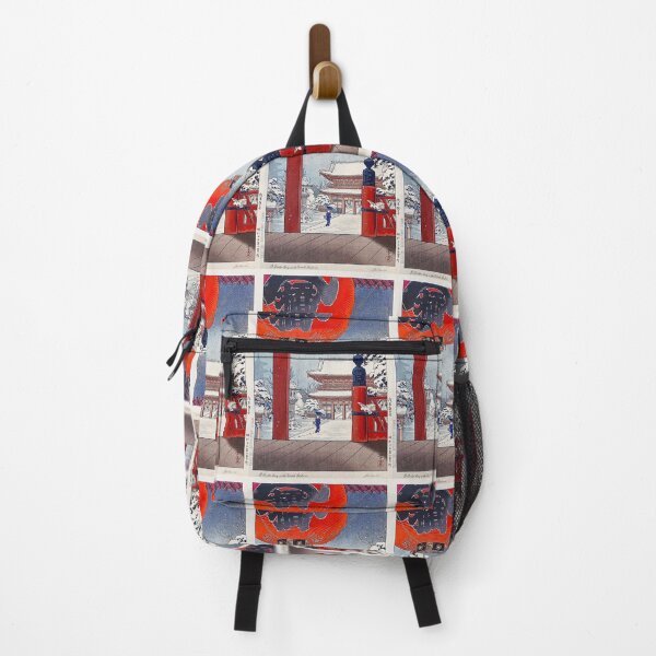 Item preview, A Winter Day at The Temple Asakusa by Tsuchiya Koitsu designed and sold by TeeARTHY.