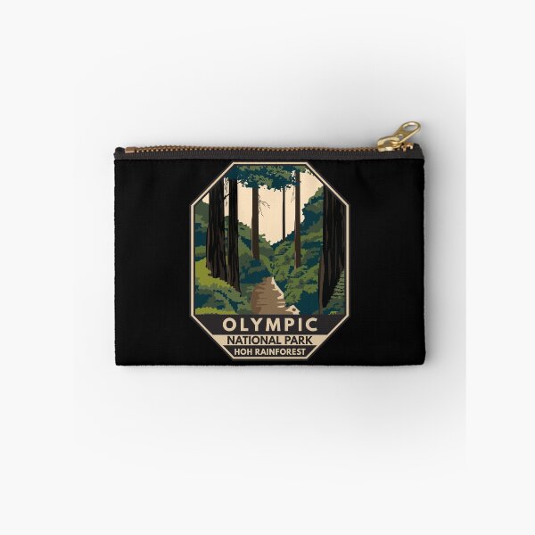 Item preview, Olympic National Park Hoh Rainforest Emblem designed and sold by KrisSidDesigns.