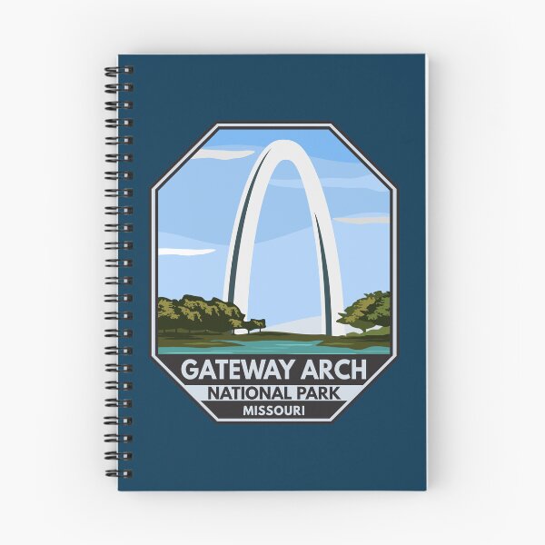 Item preview, Gateway Arch National Park Missouri Emblem designed and sold by KrisSidDesigns.