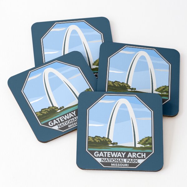 Item preview, Gateway Arch National Park Missouri Emblem designed and sold by KrisSidDesigns.
