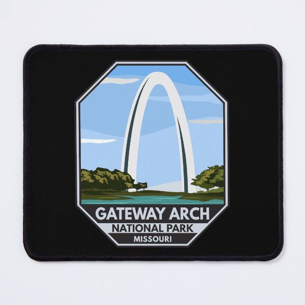 Item preview, Gateway Arch National Park Missouri Emblem designed and sold by KrisSidDesigns.