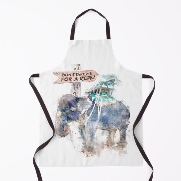 Item preview, Don't take me for a ride Elephant Watercolor designed and sold by obbow.