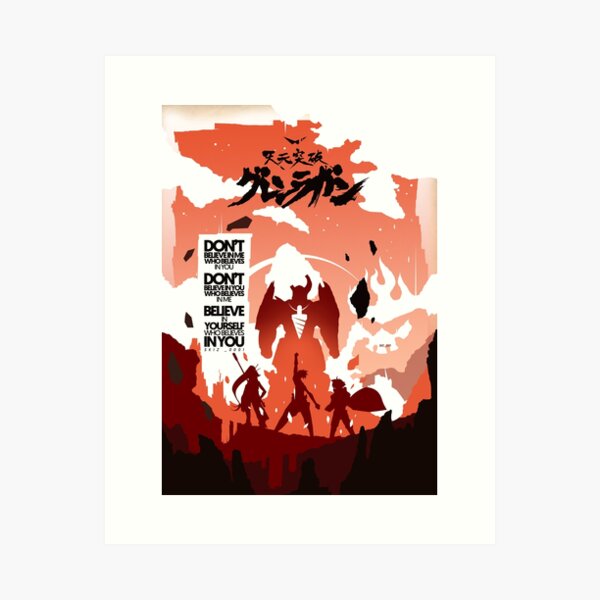 Gurren Lagann Poster for Sale by REPIXELS