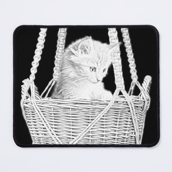 Item preview, Hanging basket kitty designed and sold by HeartofDesigns.