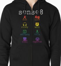 Sudadera con capucha y cremallera Sense8