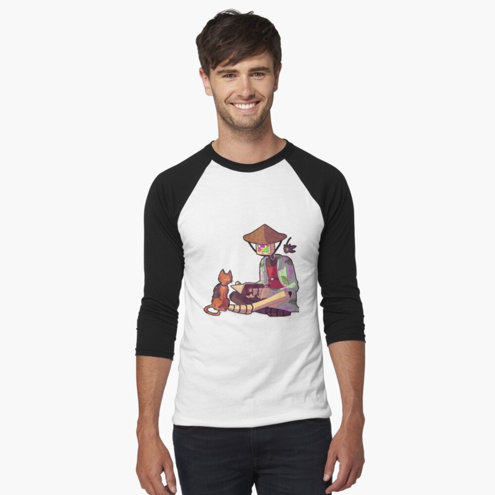 Vista previa del artículo con la obra «Camiseta ¾ estilo béisbol», diseñado y vendido por Mellershop.