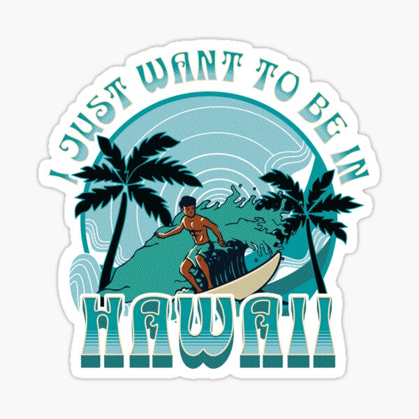 Artikel-Vorschau von Vintage Hawaii Palm Beach und Surfen, designt und verkauft von CLOUDREST.