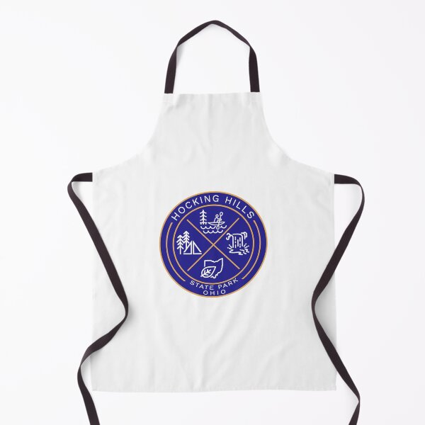 Item preview, Hocking Hills State Park Heraldic Logo Blue designed and sold by VanyaKar.