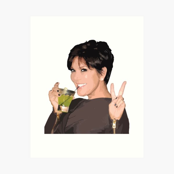 Kris Jenner Art Print