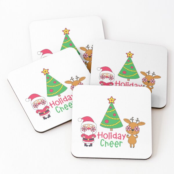 Item preview, Holiday Cheer Christmas Tree Reindeer Santa For Kids designed and sold by my-pro-designer.