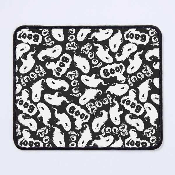 Item preview, Seamless Halloween pattern with cute ghosts and Boo designed and sold by DarianaArt.