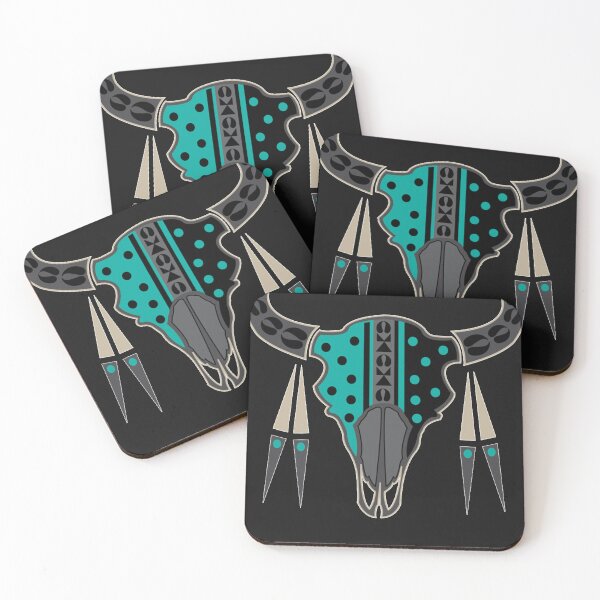 Item preview, Buffalo Skull and Feathers designed and sold by JEFFREYAMAXIE.
