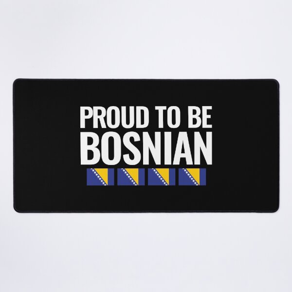 Item preview, Proud To Be Bosnian Bosnia Herzegovina Bosnian Flag Bosnians designed and sold by max-it-out.