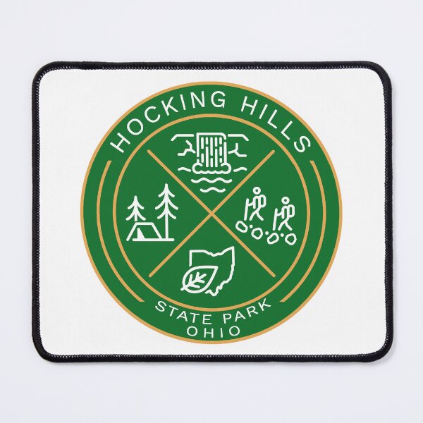 Item preview, Hocking Hills State Park Heraldic Logo Green designed and sold by VanyaKar.