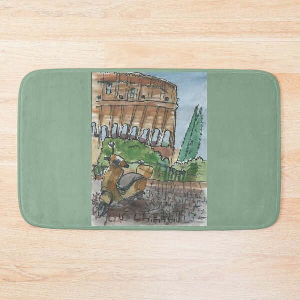 Item preview, Scooter in Front of the Ancient Amphitheater designed and sold by mila-ola.