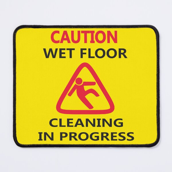 Item preview, Caution wet floor sign designed and sold by NaoZ.