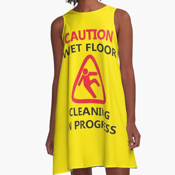 Item preview, Caution wet floor sign designed and sold by NaoZ.