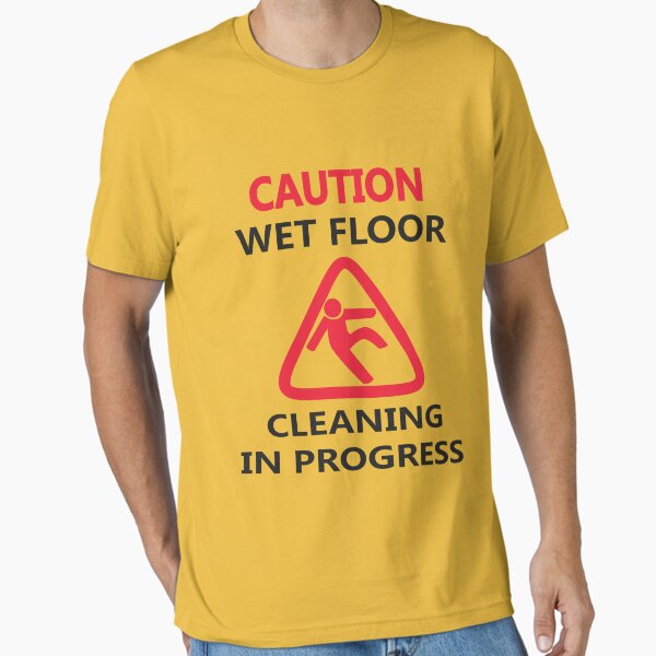 Item preview, Caution wet floor sign designed and sold by NaoZ.