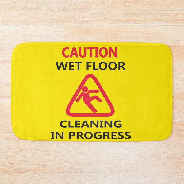 Item preview, Caution wet floor sign designed and sold by NaoZ.