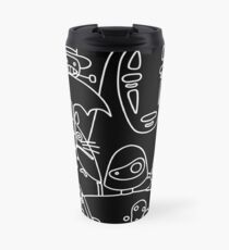 Ghibli in black Travel Mug