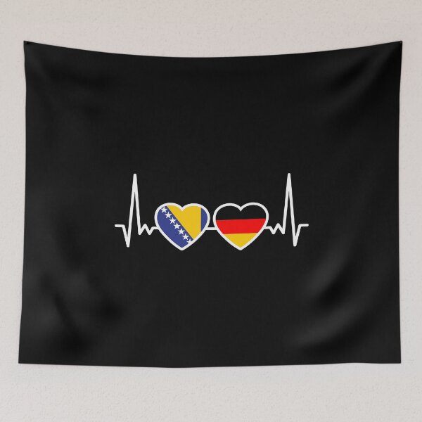 Item preview, Bosnia Germany Flag Bosnian German designed and sold by max-it-out.