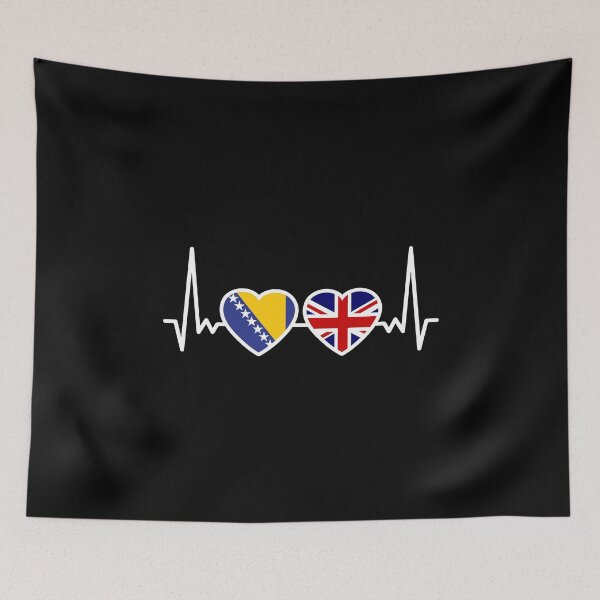 Item preview, Bosnia Great Britain Flag Bosnian Briton designed and sold by max-it-out.
