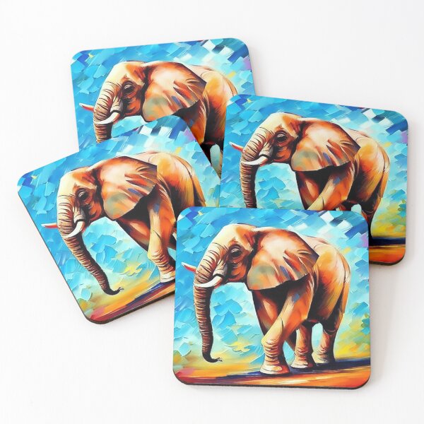 Item preview, Wildlife Zoo Animals Cool Elephant designed and sold by CattlettArt.