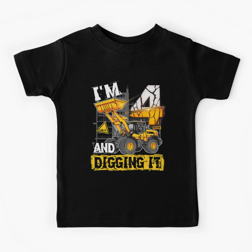 洋書 TONI & GUY PRESENTS CONSTRUCTION I'm 4 and Digging It Svg, Construction Svg, Boys Birthday