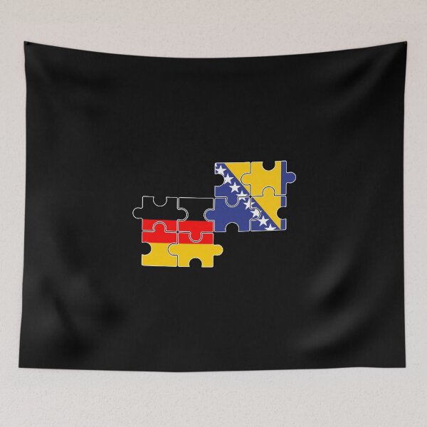 Item preview, Bosnia Germany Flag Bosnian German designed and sold by max-it-out.