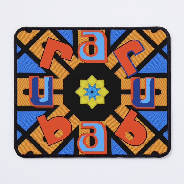 Item preview, ARUBA WORD GAME ABSTRACT PAINTING - ONE HAPPY ISLAND designed and sold by Ralek.
