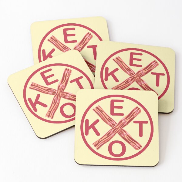 Item preview, Keto Bacon Badge for Men and Women Who are in Ketosis designed and sold by OliviaGbyKyro.
