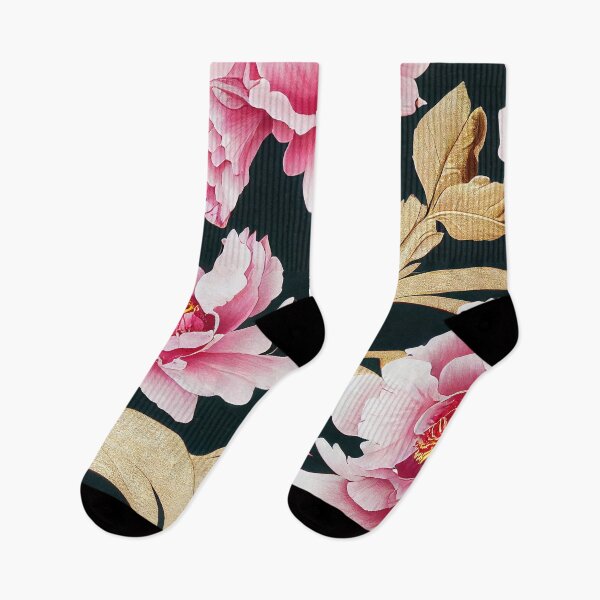 Item preview, pink gold peony designed and sold by Aliveforfun.