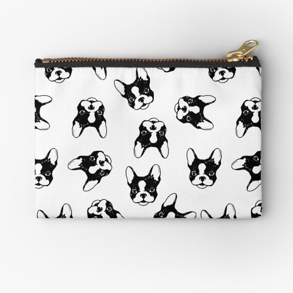 French bulldog pattern Bolsos de mano