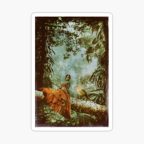 Fairy on branch Sticker