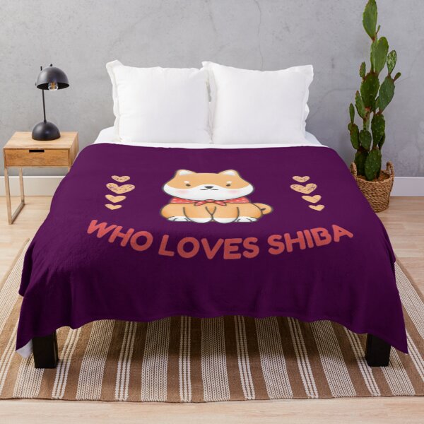 Item preview, Who Loves Cute Shiba inu dog for dog lovers T-shirt designed and sold by SAFALK.