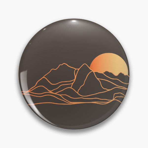 Item preview, Golden Sun Rising Behind Mountain designed and sold by RED by Arcanum Studio.