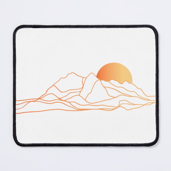 Item preview, Golden Sun Rising Behind Mountain designed and sold by RED by Arcanum Studio.